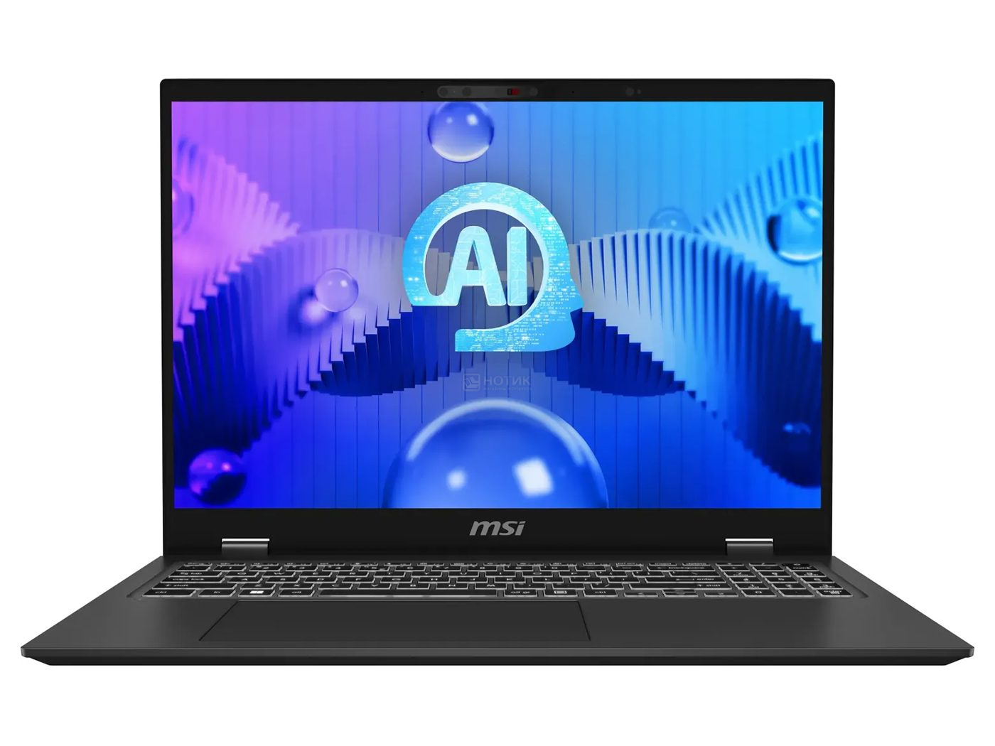 Ноутбук MSI Prestige 16 AI Evo B1MG-235RU Core Ultra 7 165H 16Gb SSD1Tb Intel Arc 16" IPS FHD+ (1920x1200) Windows 11 Home grey WiFi BT Cam (9S7-15A121-235)