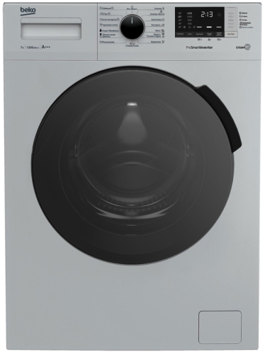 Стиральная машина Beko RSPE78612S класс: A загр.фронтальная макс.:7кг серебристый инвертор
