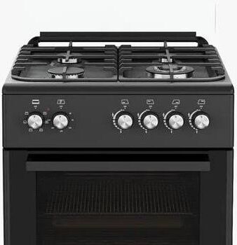 Плита газоэлектрическая NORDEN FF6406GAZD Черный матовый — фото 5