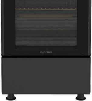 Плита газоэлектрическая NORDEN FF5403GAZD Черный матовый — фото 4