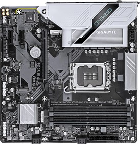 Материнская плата Gigabyte B760M GAMING PLUS WIFI DDR4 Soc-1700 Intel B760 4xDDR4 mATX AC`97 8ch(7.1) GbLAN RAID+HDMI+DP