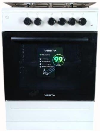 Комбинированная плита VESTA Valencia VGE 10-E Бежевый ГК