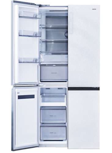 Многокамерный холодильник Centek CT-1746 NF White Glass — фото 3