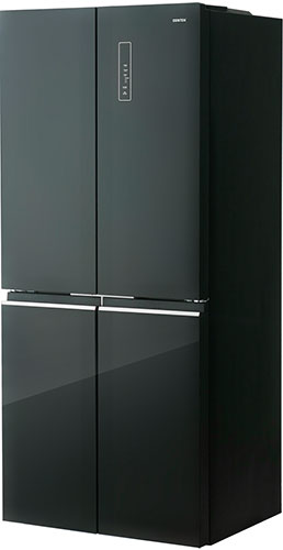 Многокамерный холодильник Centek CT-1744 NF Black Glass — фото 2