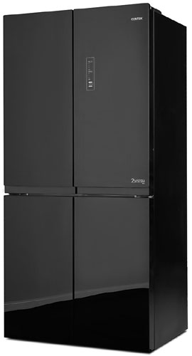 Многокамерный холодильник Centek CT-1756 NF Black Glass — фото 4