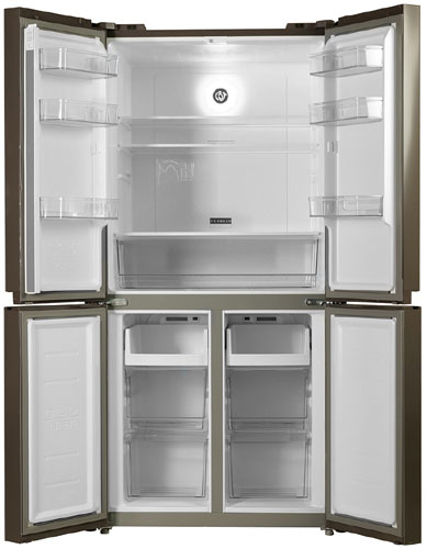 Многокамерный холодильник Centek CT-1756 NF Beige Glass — фото 2