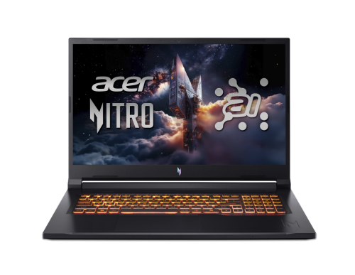 Ноутбук Acer ANV17-41 17.3" FHD IPS 144Hz Ryzen7 260 RTX5060-8GB-GDDR7 16GB-DDR5 512GB NO OS Black