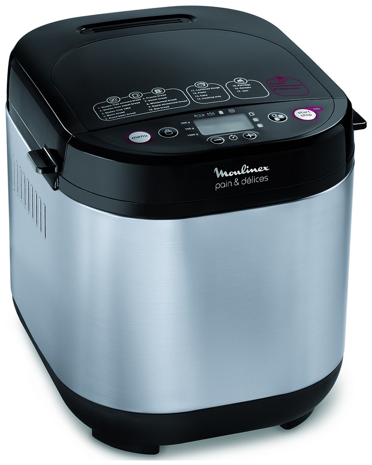 Хлебопечка Moulinex Pain & Delices OW240E30, черный/серый