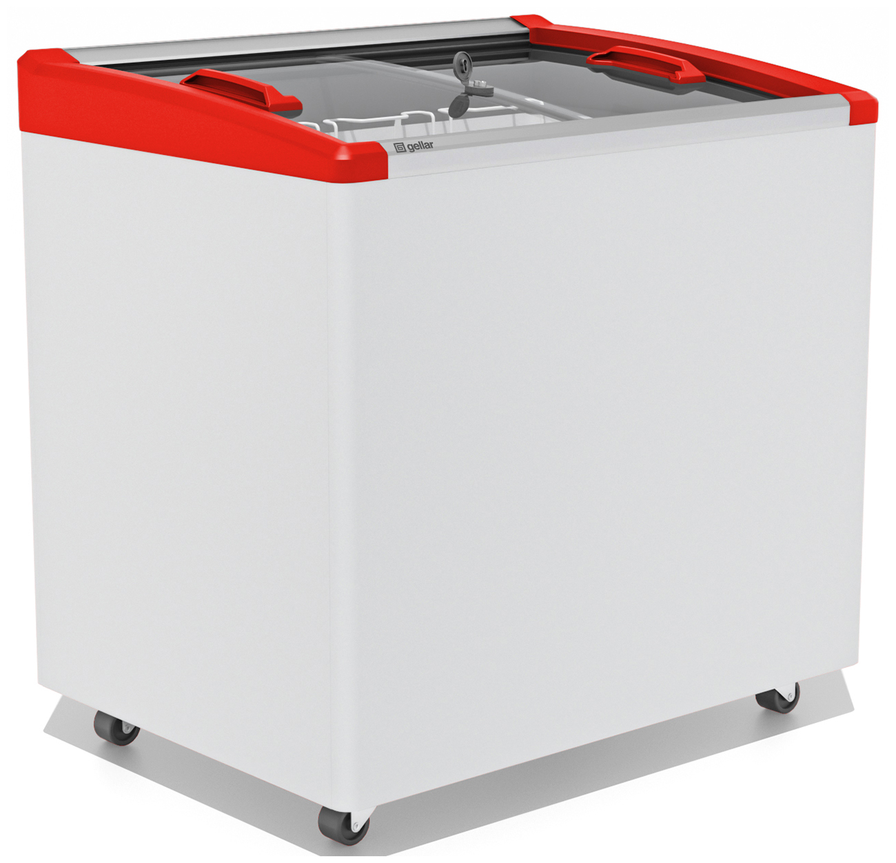 Морозильный ларь Gellar FG 250 E красный
