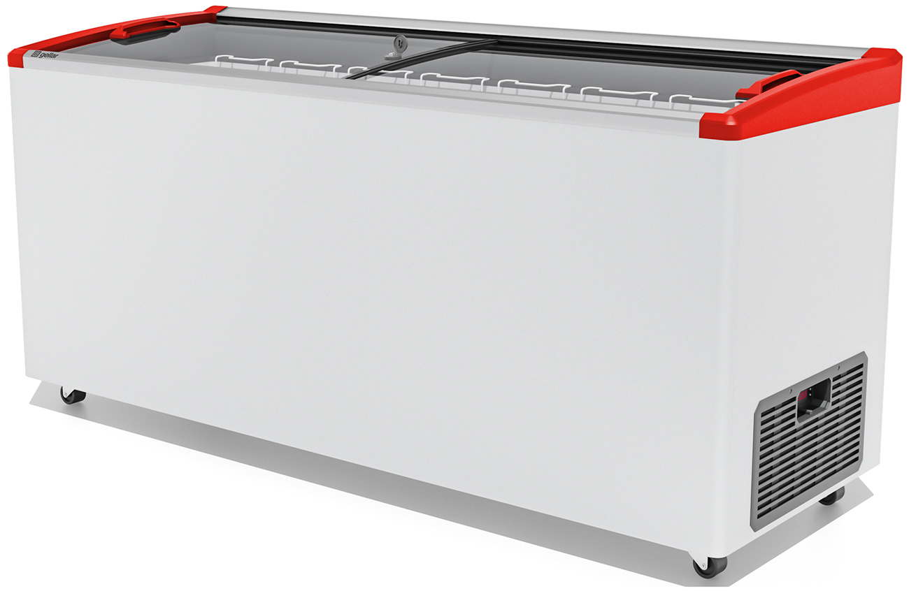 Морозильный ларь Gellar FG 600 E красный