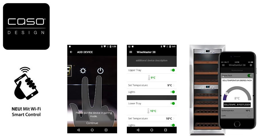 Винный шкаф Caso WineComfort 660 Smart — фото 2
