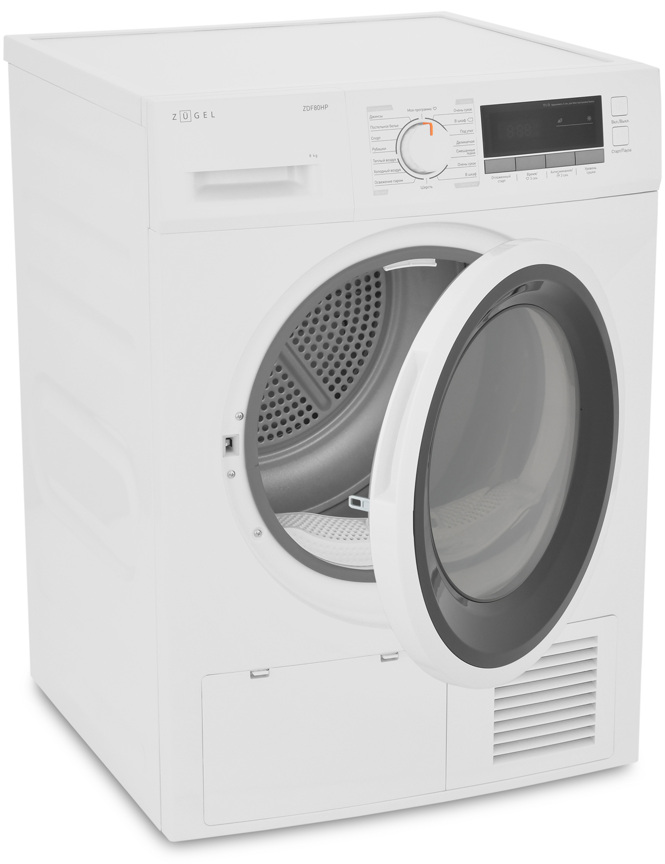 Сушильная машина Zugel ZDF80HP Heat Pump — фото 2