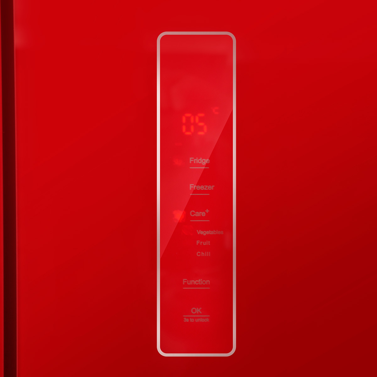 Многокамерный холодильник Centek CT-1744 NF Red Glass — фото 3