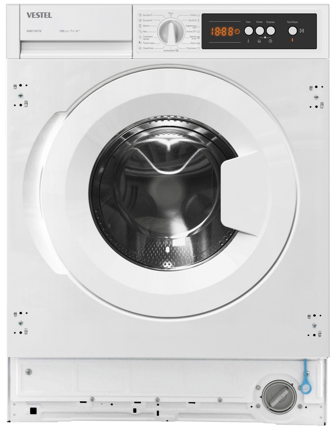 Встраиваемая стиральная машина Vestel WMBI7100T1W
