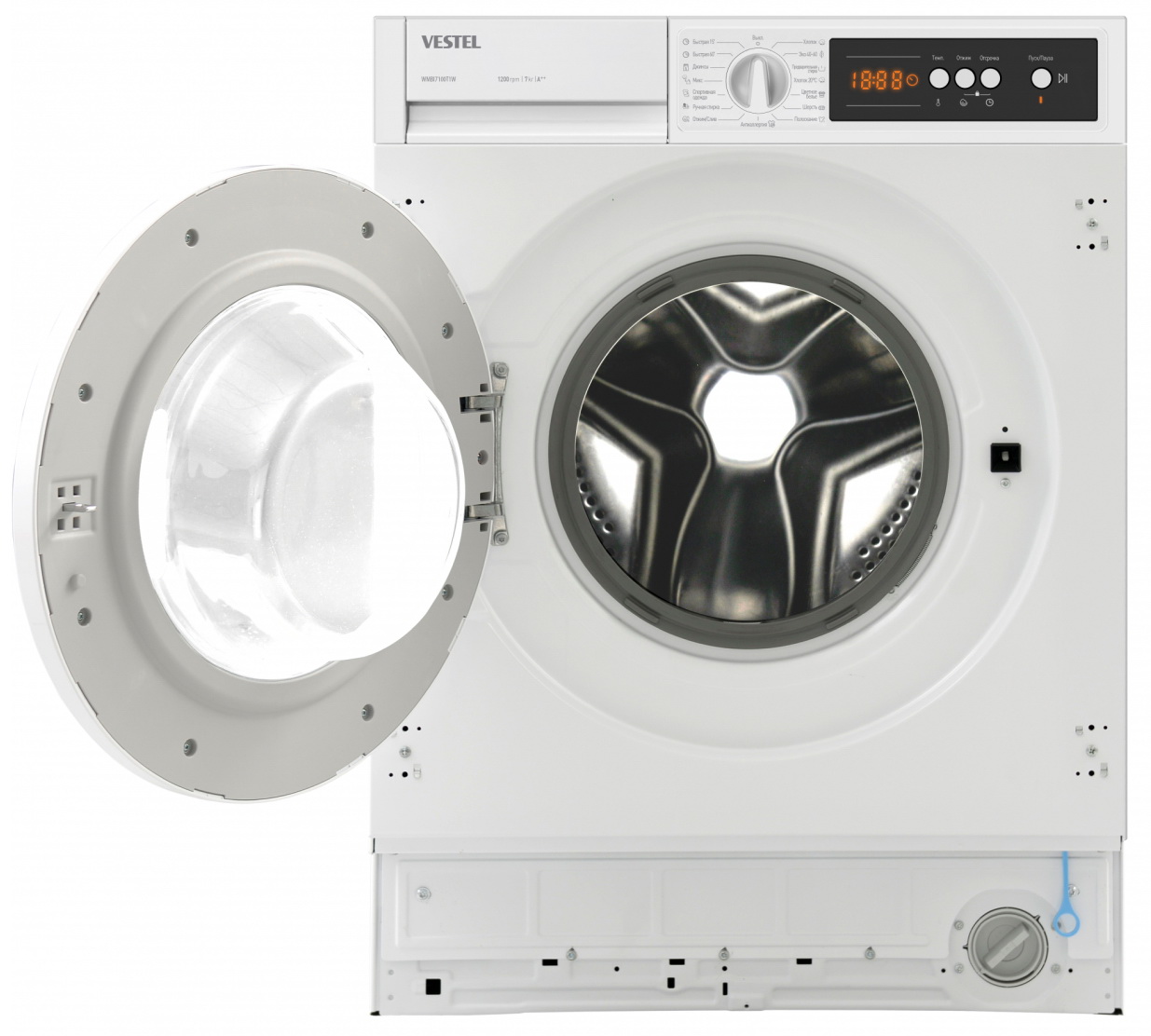 Встраиваемая стиральная машина Vestel WMBI7100T1W — фото 3