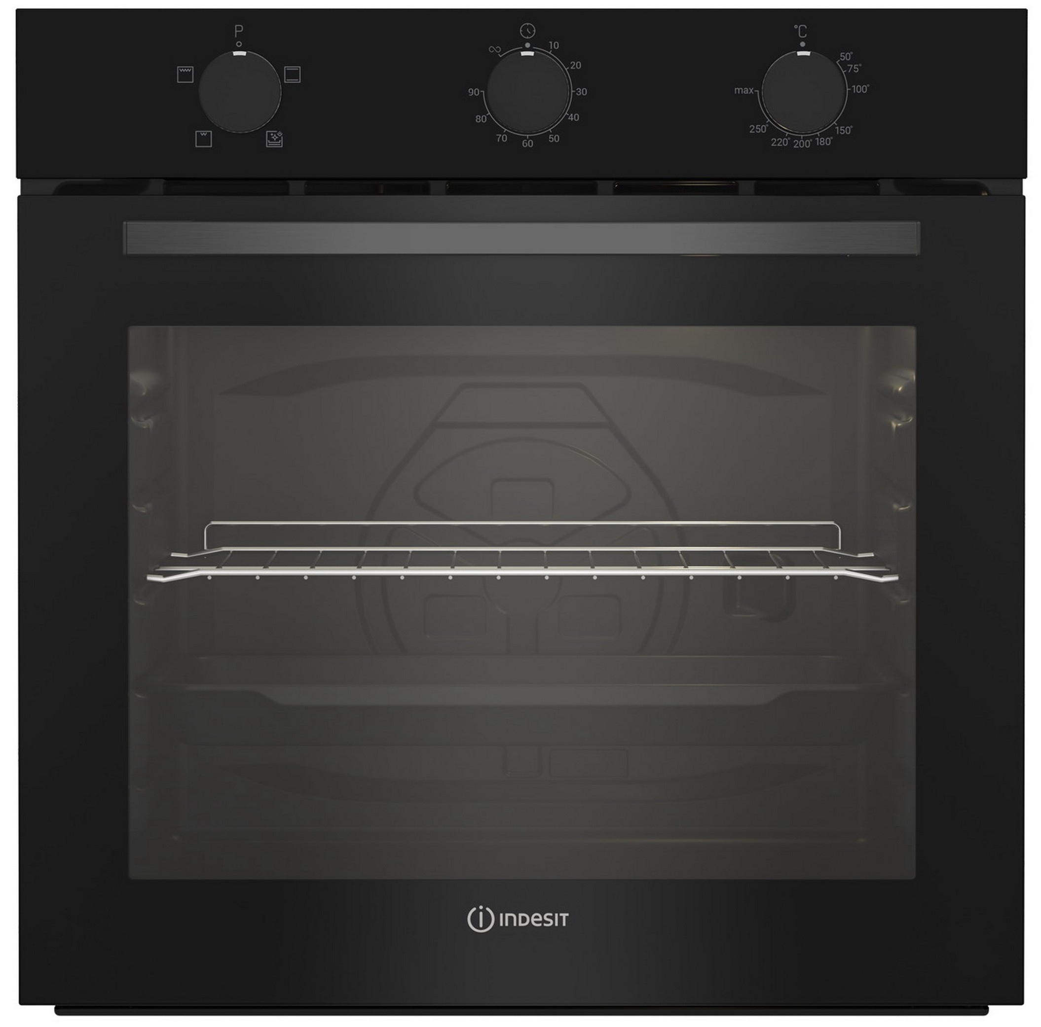 Электрический духовой шкаф Indesit IBFTE 2430 BL черный