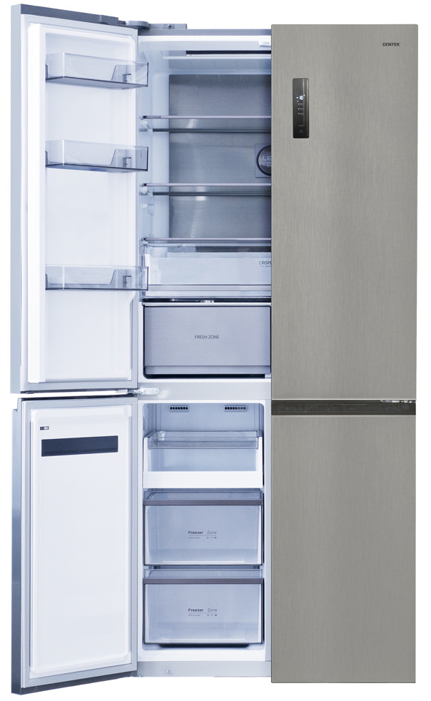 Многокамерный холодильник Centek CT-1746 NF INOX — фото 3