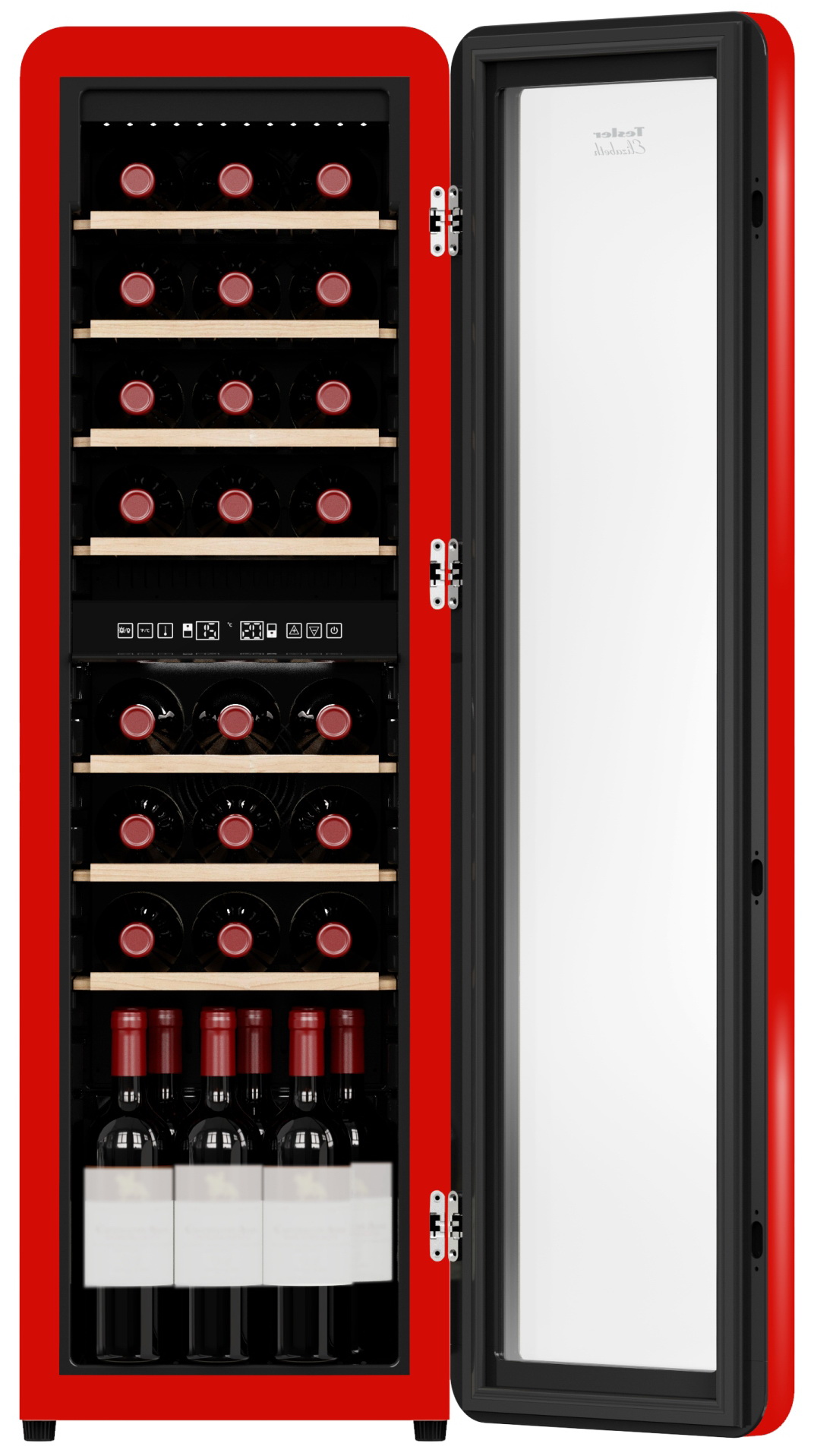 Винный шкаф Tesler CWC-308 RUBY RED — фото 2