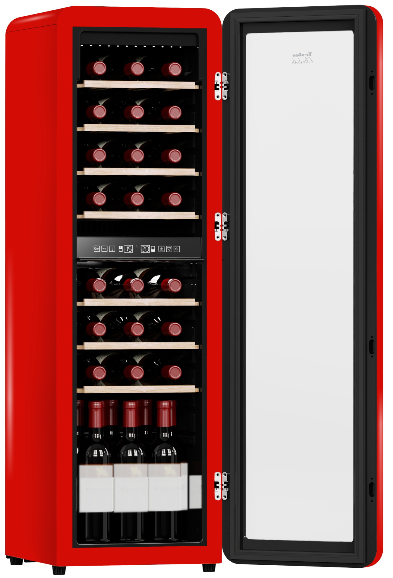 Винный шкаф Tesler CWC-308 RUBY RED — фото 3