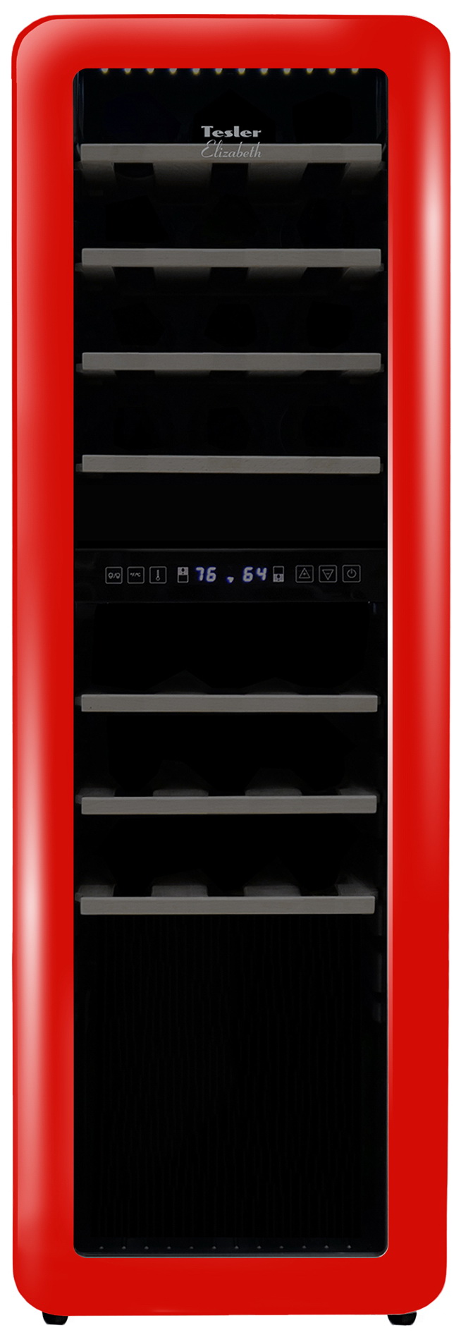 Винный шкаф Tesler CWC-308 RUBY RED LD
