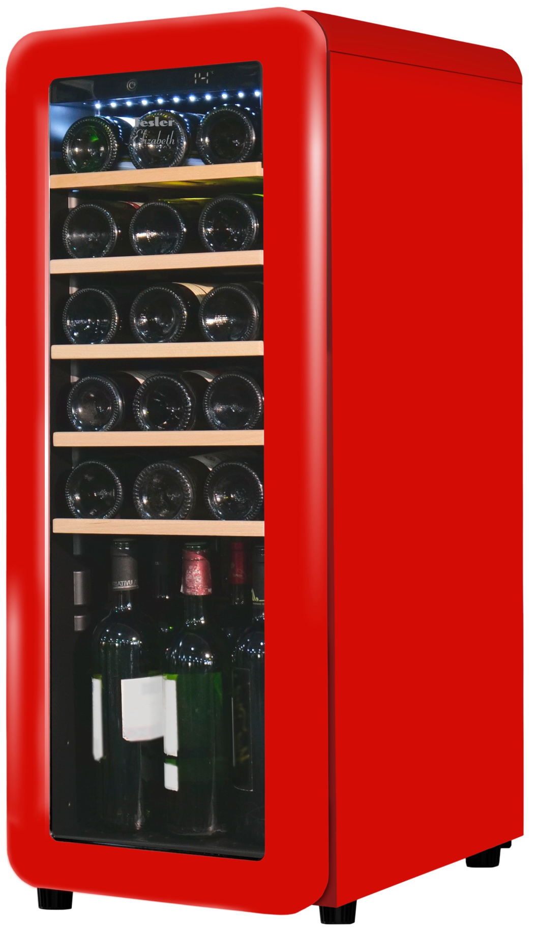 Винный шкаф Tesler CWC-248 RUBY RED LD — фото 3