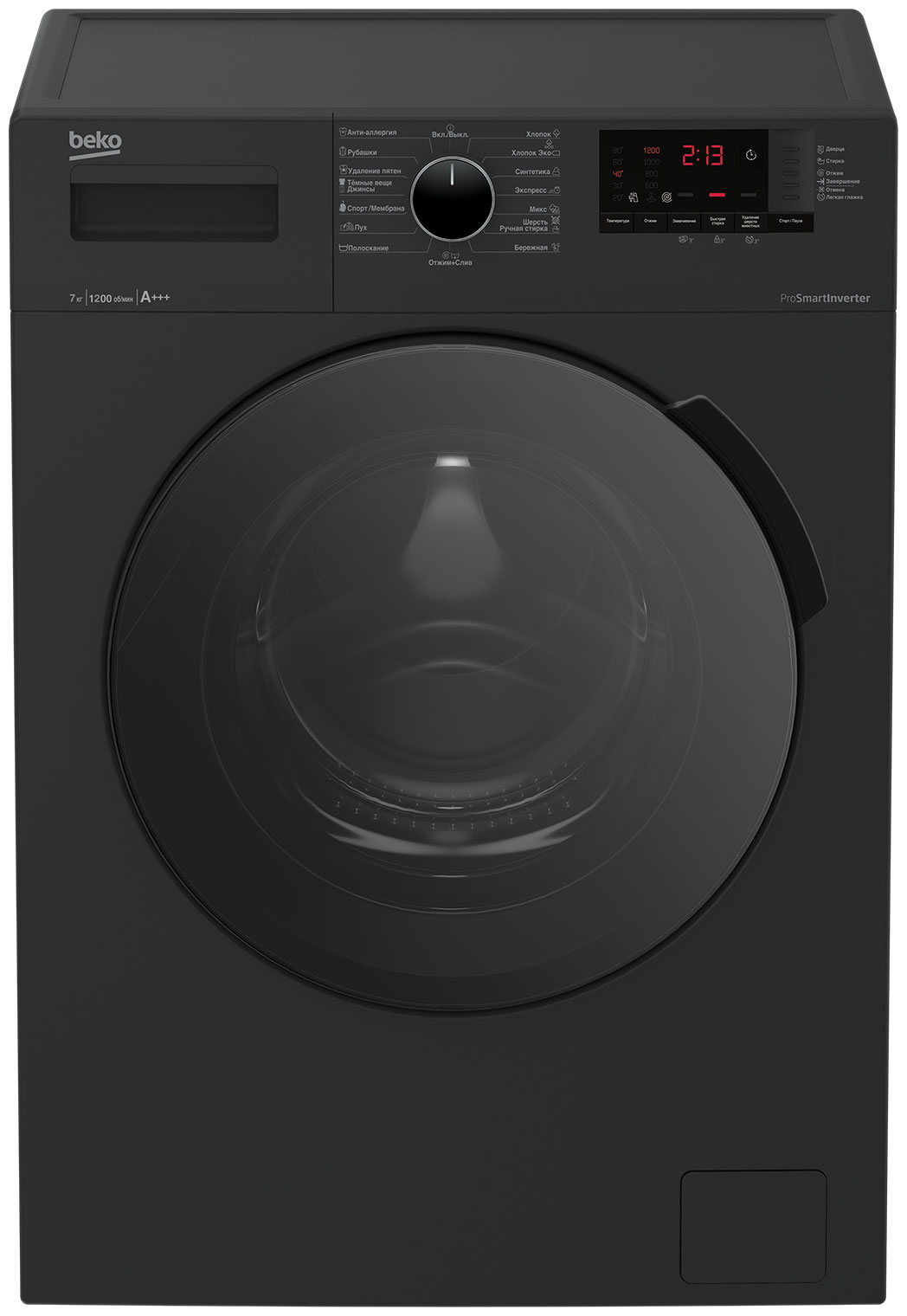 Стиральная машина Beko RPE78612A, антрацит