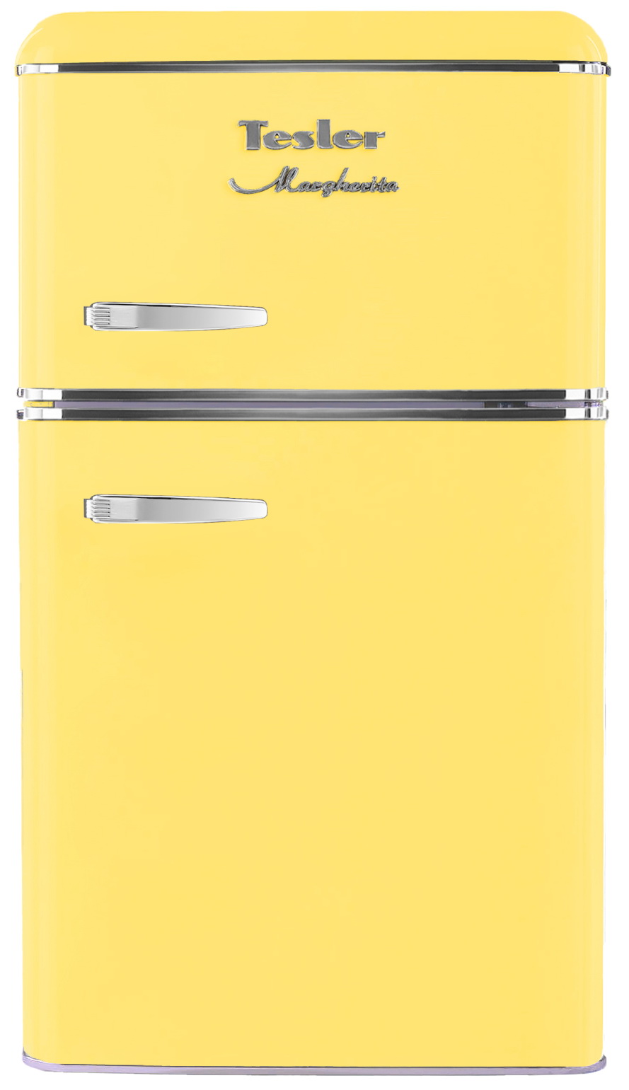 Двухкамерный холодильник Tesler RT-95 YELLOW