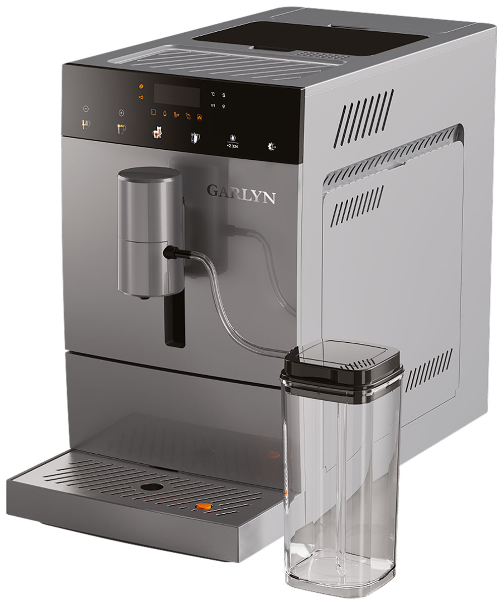 Кофемашина автоматическая Garlyn L800, серебристый