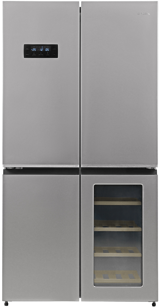 Многокамерный холодильник Gencool GDCD-605W нержавейка
