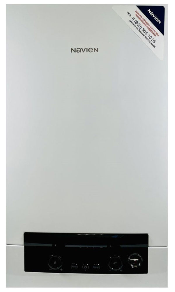 Котел отопления Navien Heatluxe NGB210 - 10K, 2-ух контурный, закрытая камера сгорания