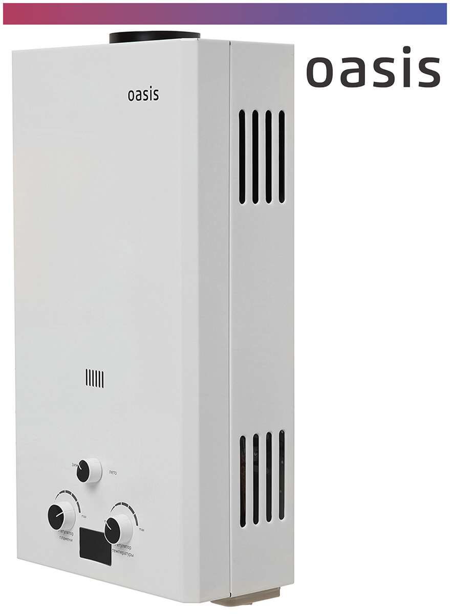 Газовый водонагреватель Oasis OR-24 W белый — фото 2
