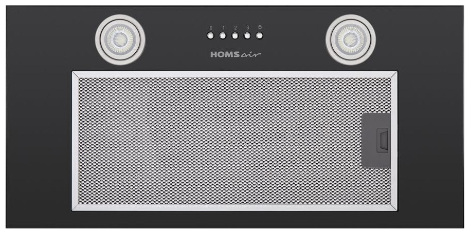 Вытяжка Homsair CAMELIA POWER 60 ЧЕРНЫЙ — фото 3