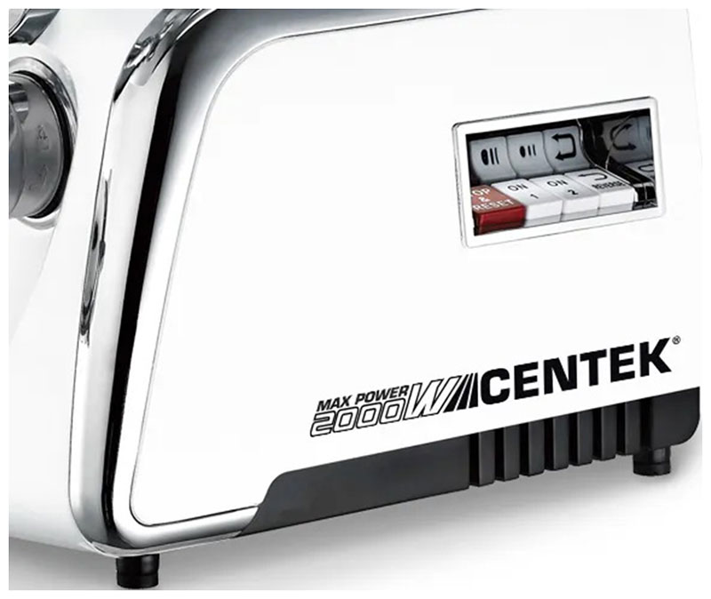 Мясорубка Centek CT-1602 Juice 2000W (белый/хром) — фото 3