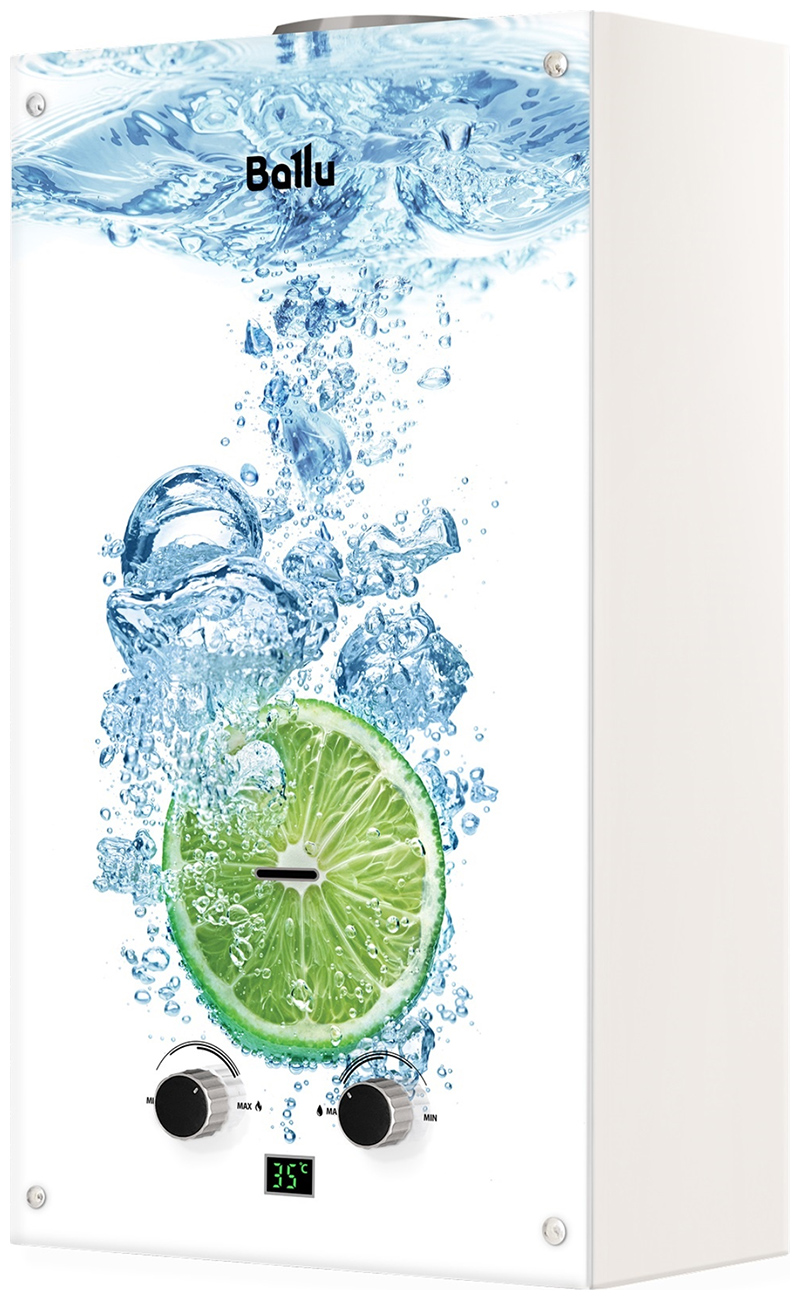 Газовый водонагреватель Ballu GWH 10 Fiery Glass Lime
