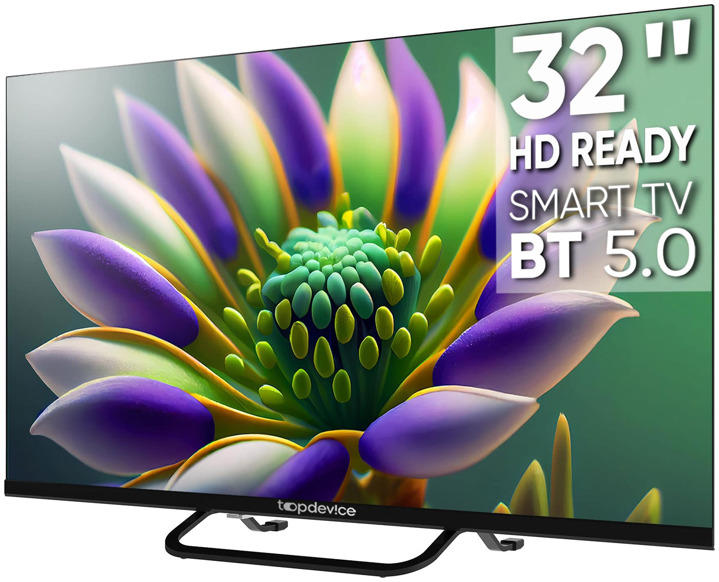 Телевизор Topdevice TV 32 FRAMELESS NEO CS04 (TDTV32CS04H_BK) черный — фото 3