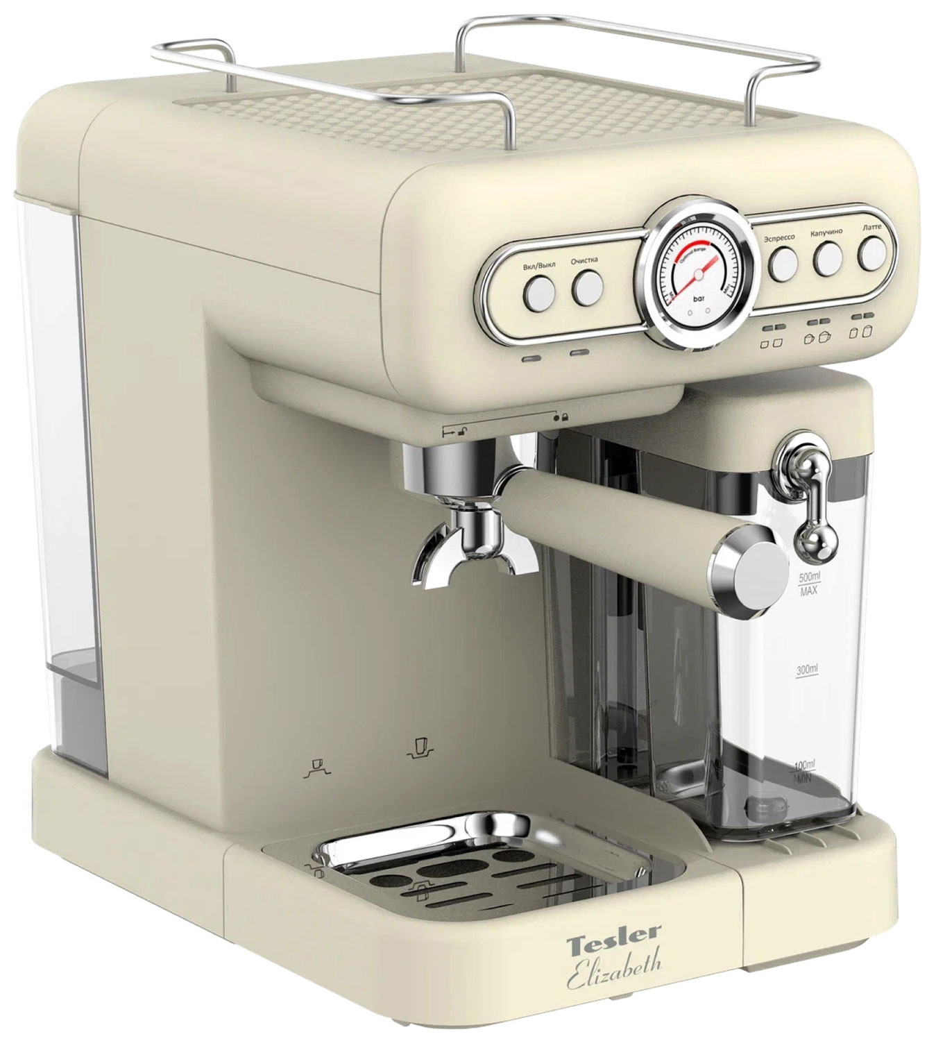 Кофеварка Tesler ECM-250 BEIGE — фото 3