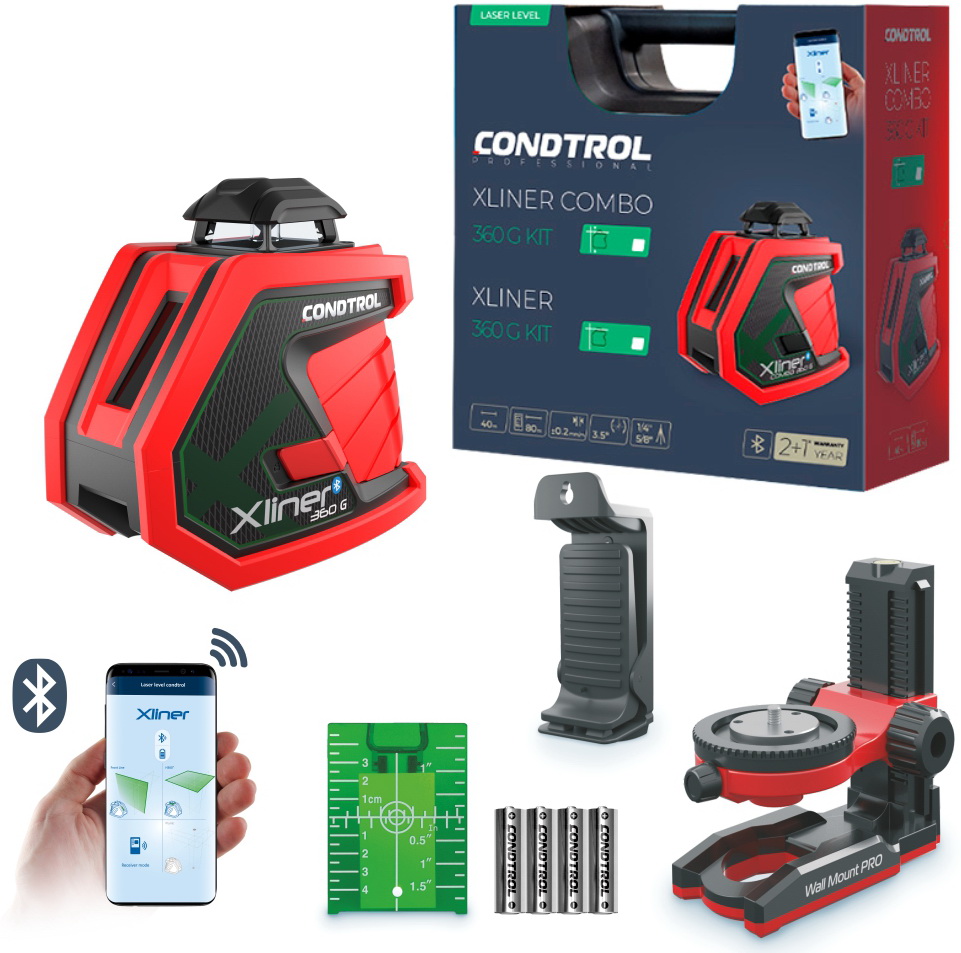 Измерительный инструмент Condtrol Xliner 360G Kit 1-2-408