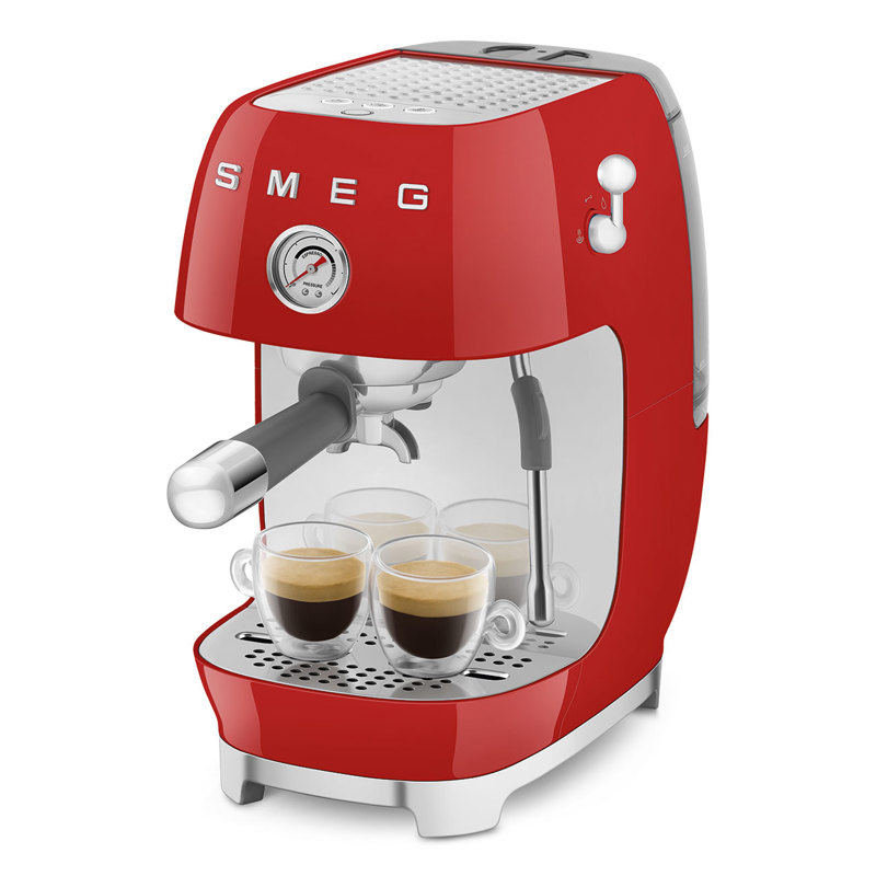 Рожковая эспрессо кофемашина SMEG ECF03RDEU — фото 6