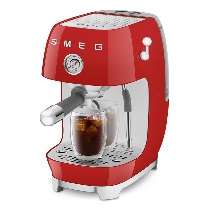 Рожковая эспрессо кофемашина SMEG ECF03RDEU — фото 7