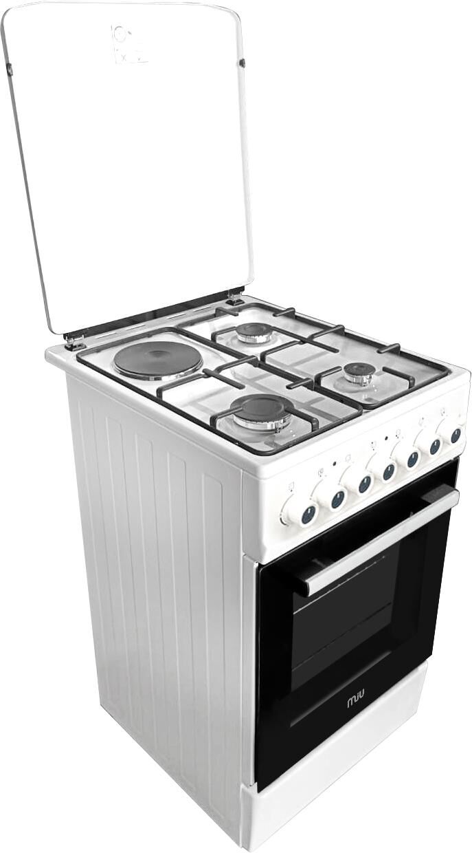 Газоэлектрическая плита MIU UNO 5163S белая