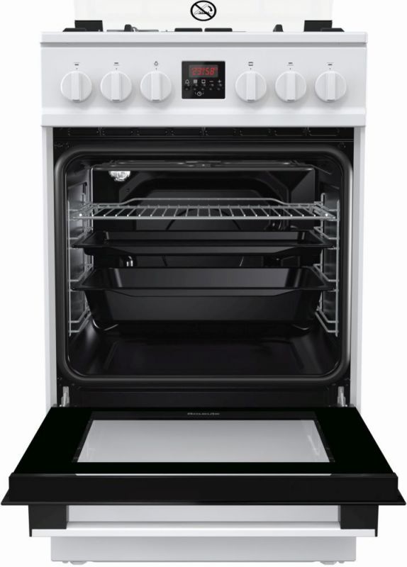 Плита Газовая Gorenje GI5322WF-B белый реш.чугун
