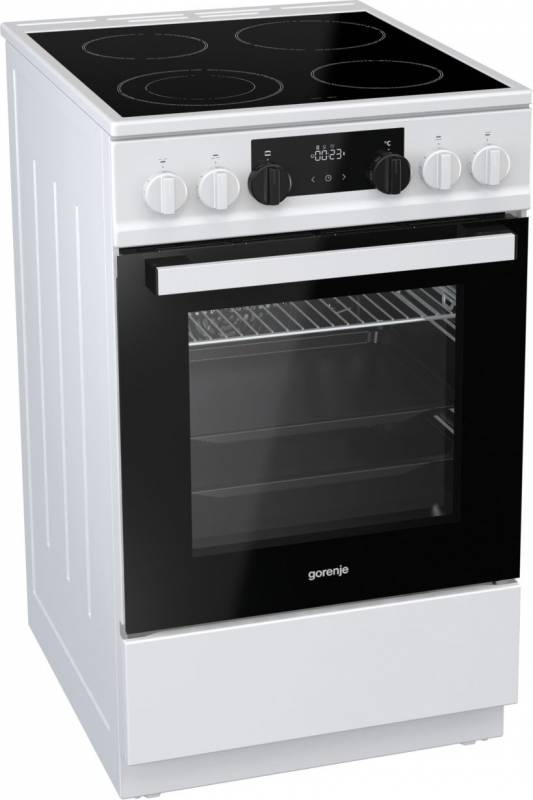 Плита Электрическая Gorenje EC5354WC-B белый стеклокерамика