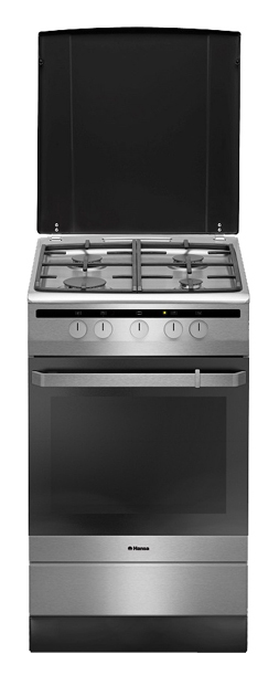 Плита Газовая Hansa FCGX53020 нержавеющая сталь реш.чугун