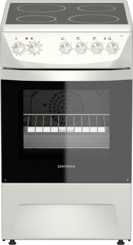 Плита Электрическая Darina 1D5 EC 241 614 W белый стеклокерамика