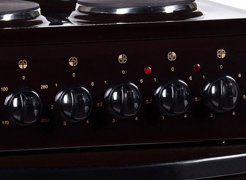 Плита Электрическая Flama AE 1403 B коричневый эмаль