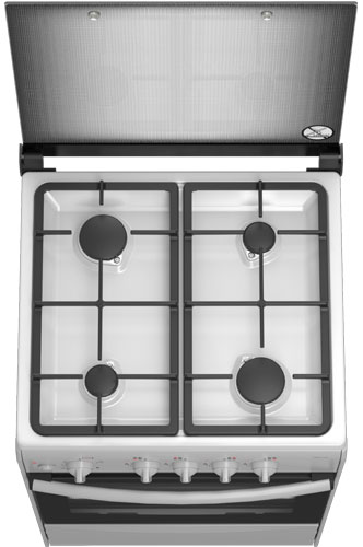 Плита Газовая Darina 1B1 GM 441 018 W белый/черный