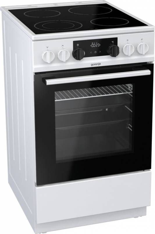 Плита Электрическая Gorenje EC5341WC белый стеклокерамика