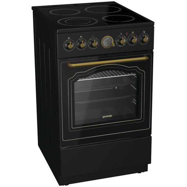 Плита Электрическая Gorenje EC52CLB антрацит стеклокерамика