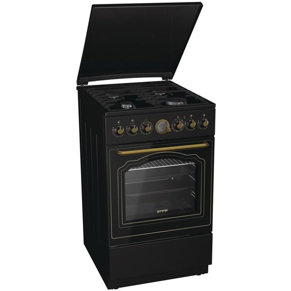 Плита Комбинированная Gorenje K52CLB антрацит реш.чугун