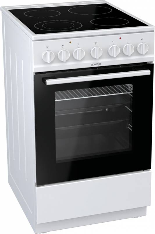Плита Электрическая Gorenje EC5221WC белый стеклокерамика